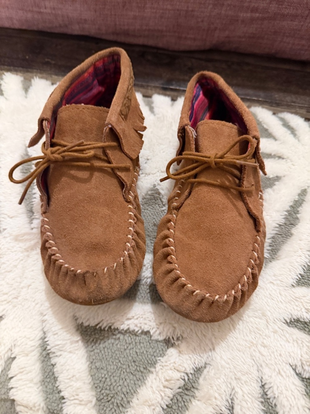 Arizona Jean Company Brown Suede Moccasin Flats